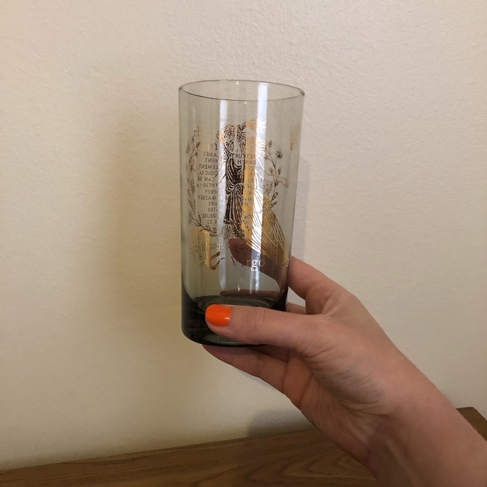 Art Deco Virgo Glass